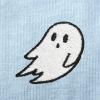imageDALIX Ghost Embroidered Soft Cotton Short Sleeve T Shirt MensBaby Blue