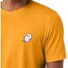 imageDALIX Ghost Embroidered Soft Cotton Short Sleeve T Shirt MensGold