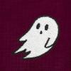 imageDALIX Ghost Embroidered Soft Cotton Short Sleeve T Shirt MensMaroon