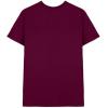 imageDALIX Ghost Embroidered Soft Cotton Short Sleeve T Shirt MensMaroon