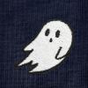 imageDALIX Ghost Embroidered Soft Cotton Short Sleeve T Shirt MensNavy Blue