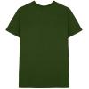 imageDALIX Ghost Embroidered Soft Cotton Short Sleeve T Shirt MensOlive