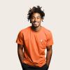 imageDALIX Ghost Embroidered Soft Cotton Short Sleeve T Shirt MensOrange
