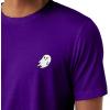 imageDALIX Ghost Embroidered Soft Cotton Short Sleeve T Shirt MensPurple