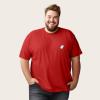 imageDALIX Ghost Embroidered Soft Cotton Short Sleeve T Shirt MensRed