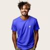 imageDALIX Ghost Embroidered Soft Cotton Short Sleeve T Shirt MensRoyal Blue
