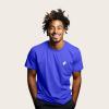 imageDALIX Ghost Embroidered Soft Cotton Short Sleeve T Shirt MensRoyal Blue