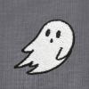 imageDALIX Ghost Embroidered Soft Cotton Short Sleeve T Shirt MensStorm Gray