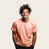 imageDALIX Ghost Embroidered Soft Cotton Short Sleeve T Shirt MensSunset