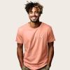 imageDALIX Ghost Embroidered Soft Cotton Short Sleeve T Shirt MensSunset