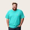 imageDALIX Ghost Embroidered Soft Cotton Short Sleeve T Shirt MensTeal