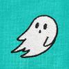 imageDALIX Ghost Embroidered Soft Cotton Short Sleeve T Shirt MensTeal