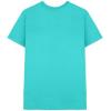 imageDALIX Ghost Embroidered Soft Cotton Short Sleeve T Shirt MensTeal