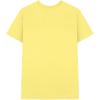 imageDALIX Ghost Embroidered Soft Cotton Short Sleeve T Shirt MensYellow