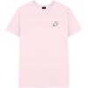 imageDALIX Ghost Embroidered Soft Cotton Short Sleeve T Shirt MensSoft Pink