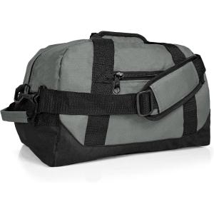 imageDALIX 14quot Small Duffle Bag Two Toned Gym Travel BagGray