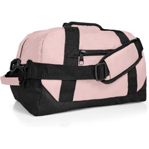 imageDALIX 14quot Small Duffle Bag Two Toned Gym Travel BagPink