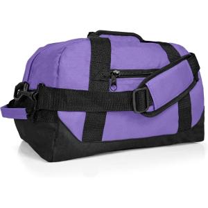 imageDALIX 14quot Small Duffle Bag Two Toned Gym Travel BagPurple