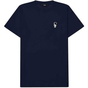 imageDALIX Astronaut Embroidered Relaxed Heavy Soft Cotton T Shirt MensNavy Blue