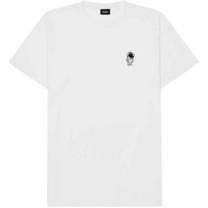 imageDALIX Astronaut Embroidered Relaxed Heavy Soft Cotton T Shirt MensWhite