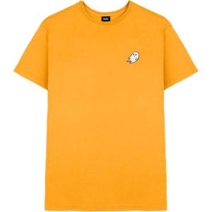 imageDALIX Ghost Embroidered Soft Cotton Short Sleeve T Shirt MensGold