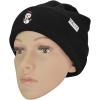 imageChristmas Cute Snowman Beanie Warm Winter Cap Embroidered HatBlack