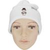 imageChristmas Cute Snowman Beanie Warm Winter Cap Embroidered HatWhite