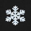 imageChristmas Snowflake TShirt Womens Embroidered ShirtBlack