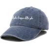 imageDALIX Alpha Kappa Delta Phi Cursive Sorority Hat Womens Baseball CapWashed Navy Blue