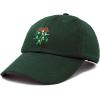 imageDALIX Christmas Holidays Mistletoe Hat Womens Embroidered Baseball CapDark Green
