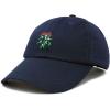 imageDALIX Christmas Holidays Mistletoe Hat Womens Embroidered Baseball CapNavy Blue