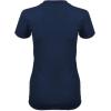 imageDALIX Christmas Shy Elf TShirt Womens Embroidered Shirt Small Navy Blue
