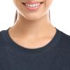 imageDALIX Christmas Shy Elf TShirt Womens Embroidered Shirt Small Navy Blue