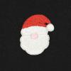 imageDALIX Christmas Urban Santa TShirt Womens Embroidered ShirtBlack