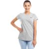 imageDALIX Christmas Urban Santa TShirt Womens Embroidered ShirtHeather Gray