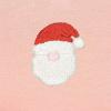 imageDALIX Christmas Urban Santa TShirt Womens Embroidered ShirtLight Pink