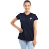 imageDALIX Christmas Urban Santa TShirt Womens Embroidered ShirtNavy Blue