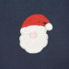 imageDALIX Christmas Urban Santa TShirt Womens Embroidered ShirtNavy Blue