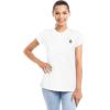 imageDALIX Christmas Xmas Tree TShirt Womens Embroidered ShirtWhite