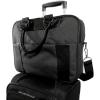 imageDALIX Mens Messenger Bag Travel Briefcase for Business Work Carry On in BlackCharcoal Black