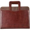 imageDALIX Professional Excel Business Slim Portfolio Briefcase Organizer in BrownBrown