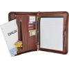 imageDALIX Professional Excel Business Slim Portfolio Briefcase Organizer in BrownBrown