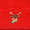imageDALIX Rudolph Beanie Christmas Holiday Winter Stocking HatRed