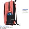imageDALIX Signature Laptop Backpack with Multiple Pockets in RedRed