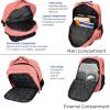 imageDALIX Signature Laptop Backpack with Multiple Pockets in RedRed