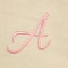 imageDALIX Womens Cotton Canvas Tote Bag Large Shoulder Bags Pink Monogram A  ZA