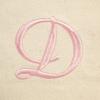 imageDALIX Womens Cotton Canvas Tote Bag Large Shoulder Bags Pink Monogram A  ZD