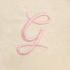 imageDALIX Womens Cotton Canvas Tote Bag Large Shoulder Bags Pink Monogram A  ZG