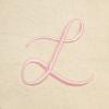 imageDALIX Womens Cotton Canvas Tote Bag Large Shoulder Bags Pink Monogram A  ZL