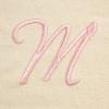 imageDALIX Womens Cotton Canvas Tote Bag Large Shoulder Bags Pink Monogram A  ZM